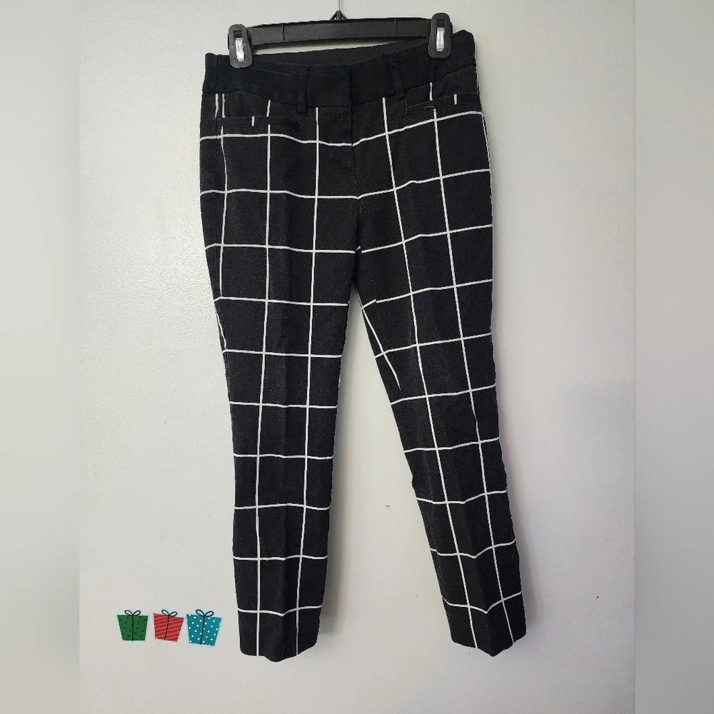 Candies Audrey Ankle Black And White Capris Size 5 - Picture 1 of 5